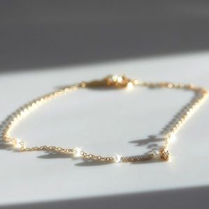 Catbird Dewdrop Bracelet, Yellow Gold